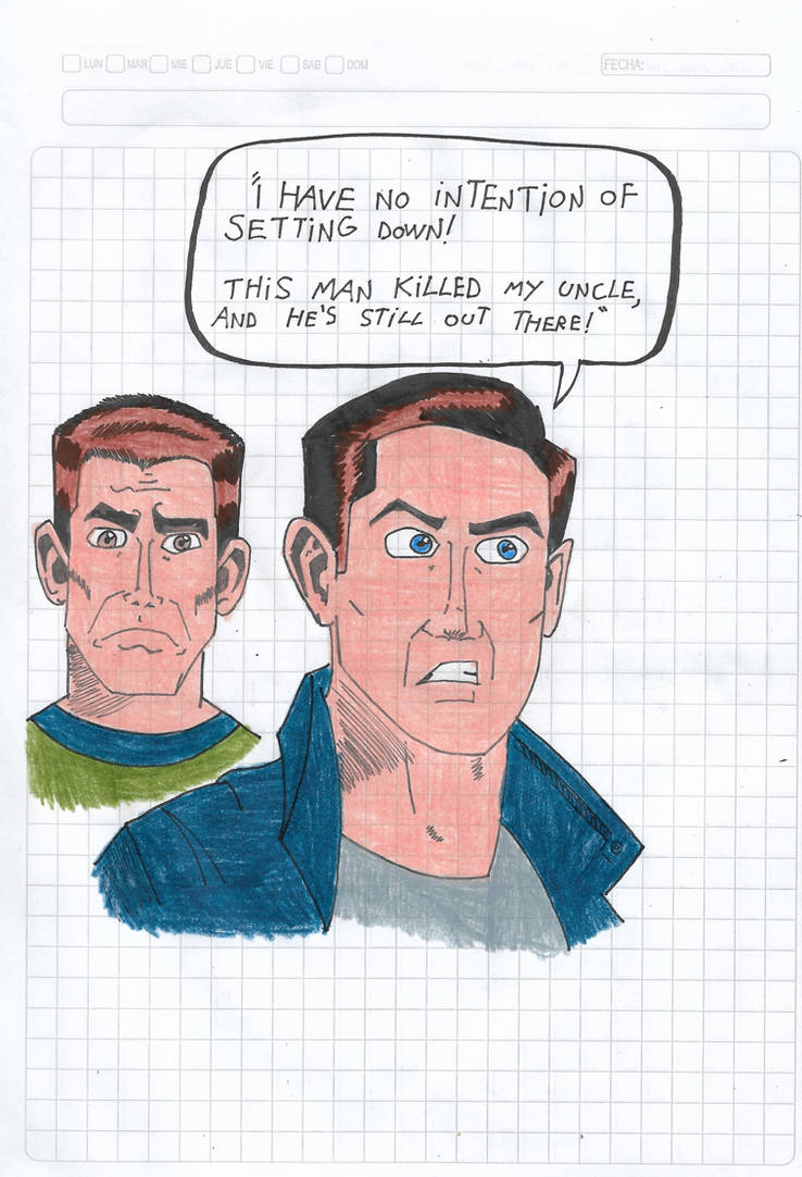 Peter Parker angry about Flint Marko by matiriani28 on DeviantArt