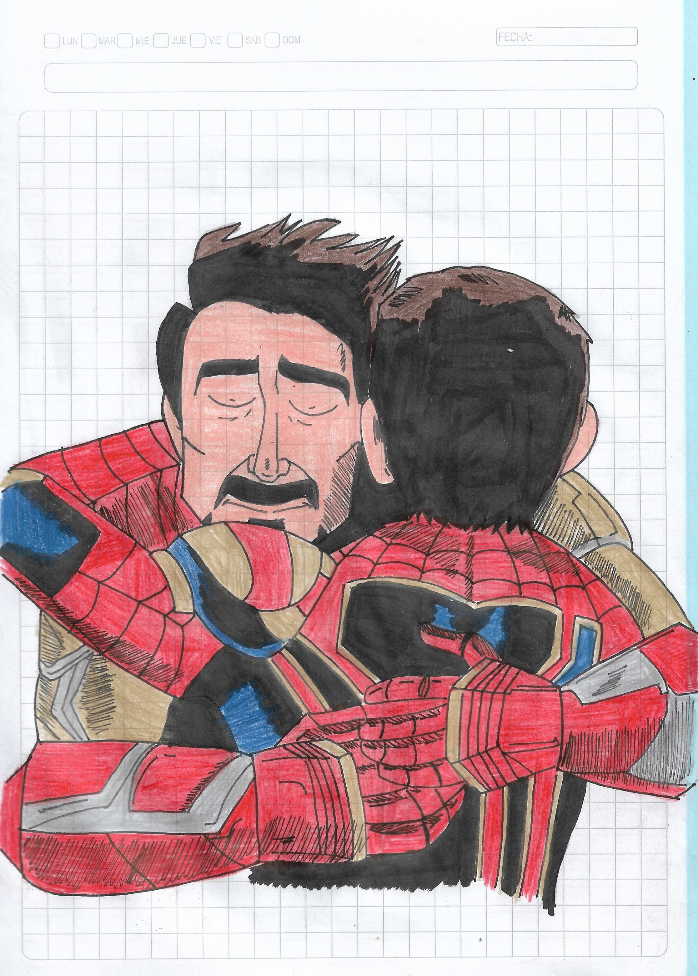 Spider Hugging Iron Man hugging Spider-Man by matiriani28 on DeviantArt