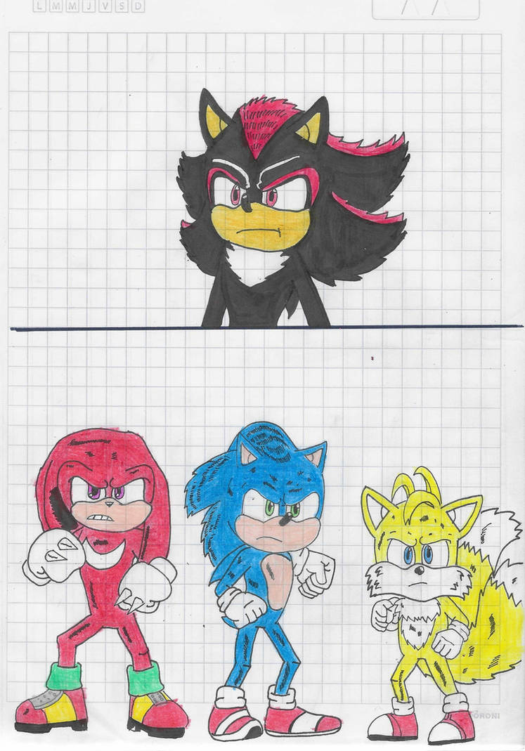 Sonic, Tails and Knuckles meeting Shadow by matiriani1999 on DeviantArt