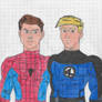 Peter Parker and Johnny Storm