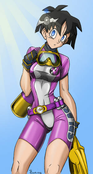 coloring -  Videl Wetsuit by shoxxe