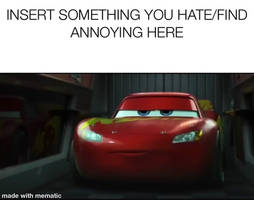 Lightning McQueen irritated template