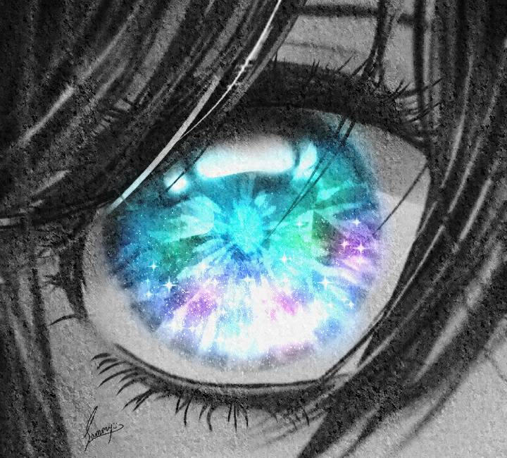 Anime Eye Glow Art ) by luvlieliaarts on DeviantArt