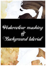 Watercolour tutorial - Liquid mask + Background by wind-hime-kaze