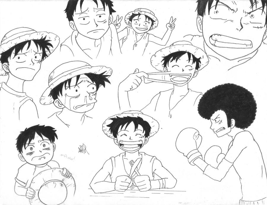 Luffy Expressions - Markers