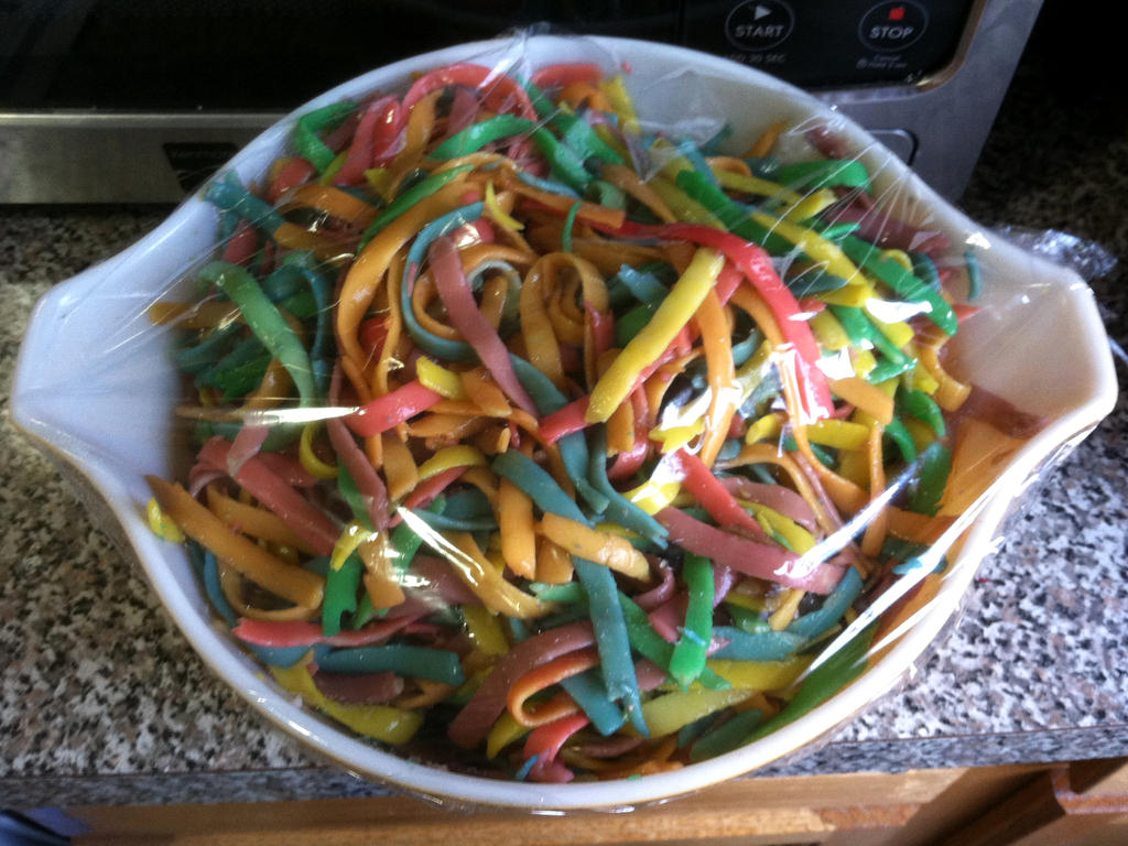 Tie-Dye Fettuccine