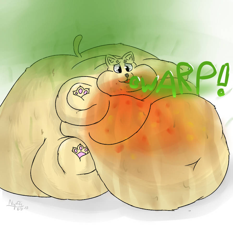 Slobby Cat Fat Slobby Blobby Cat by NynouArt on DeviantArt