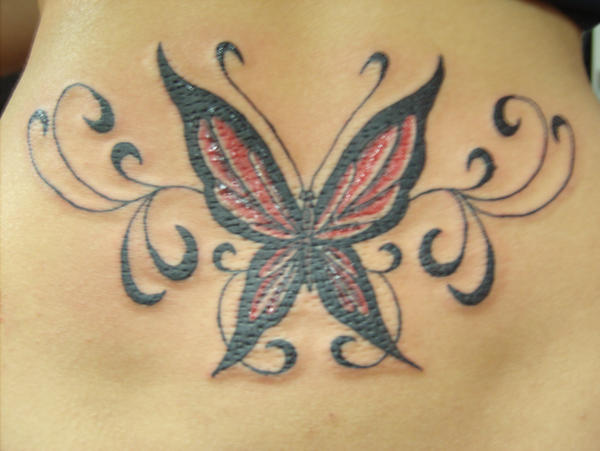 tramp stamp butterfly by MrEmO on DeviantArt