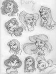 Some Disney Girls by SilverOceans