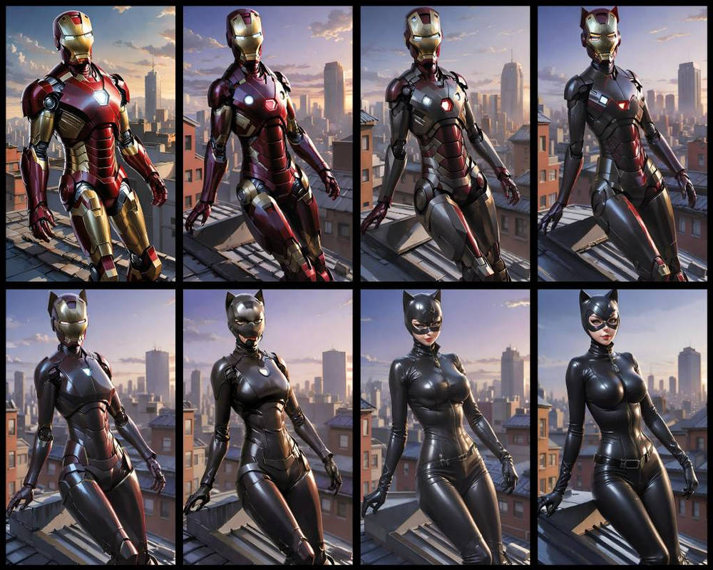 Iron-Man to Cat-Woman (TF TG Sequence) by s1llYMan9 on DeviantArt