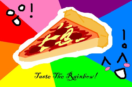 MS Paint - Pizza Drawing