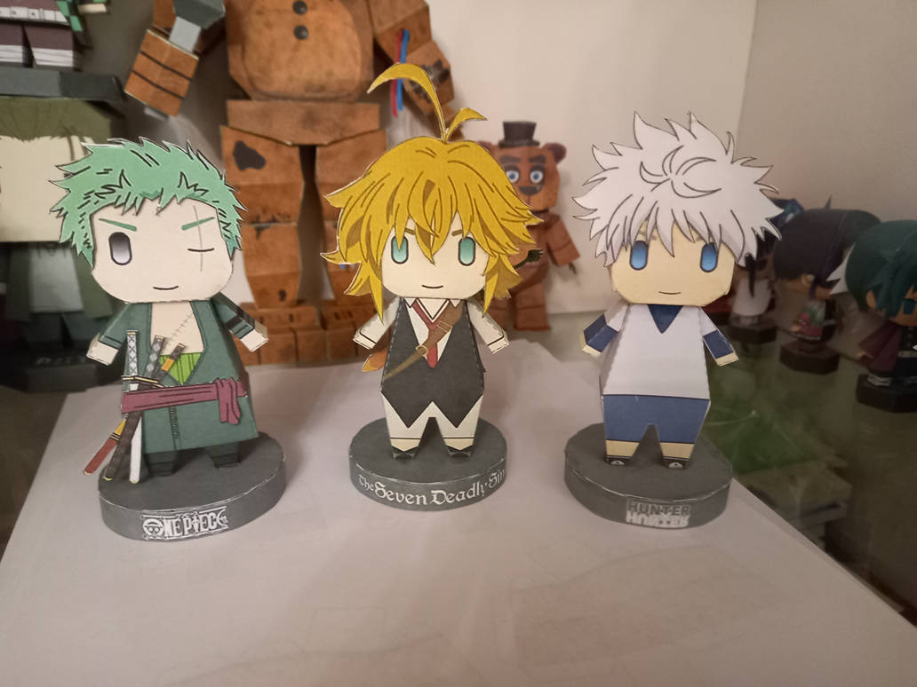 Papercraft Anime Figures by YeageristPapercraft on DeviantArt