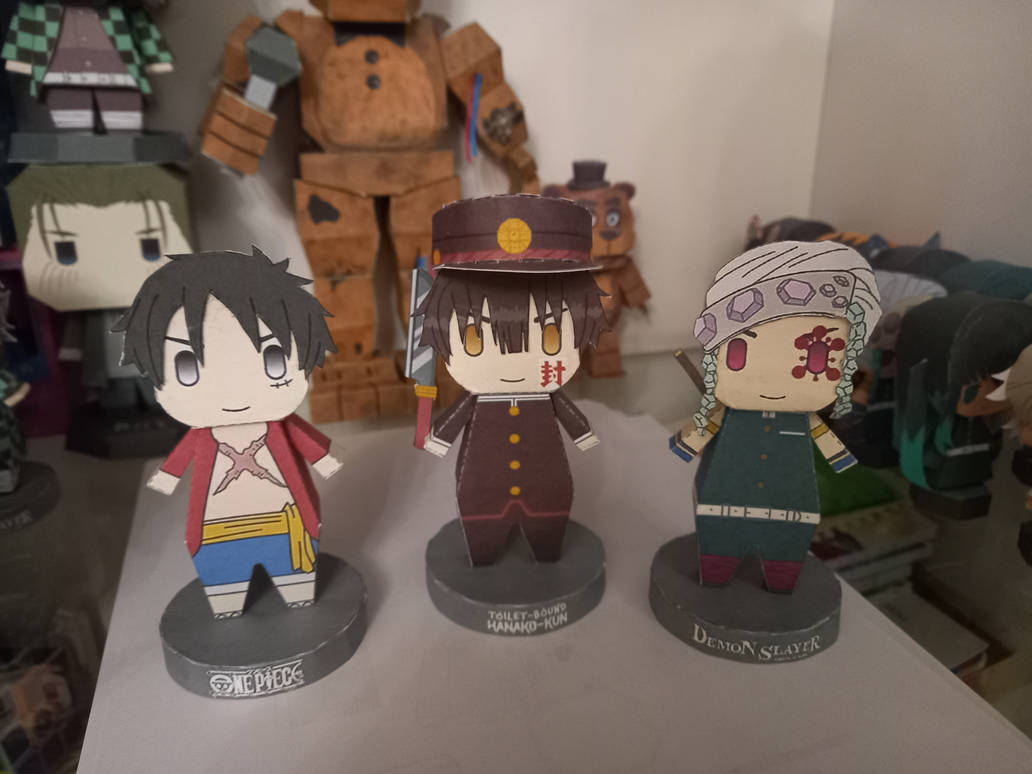 Papercraft Anime Figures by YeageristPapercraft on DeviantArt