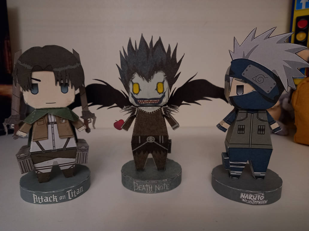 Papercraft Anime Figures by YeageristPapercraft on DeviantArt