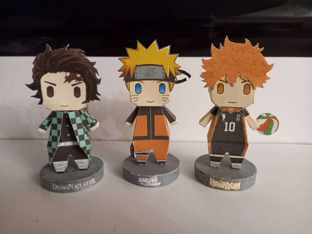 Papercraft Anime Figures by YeageristPapercraft on DeviantArt