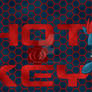 HOT KEY Wallpaper Blue