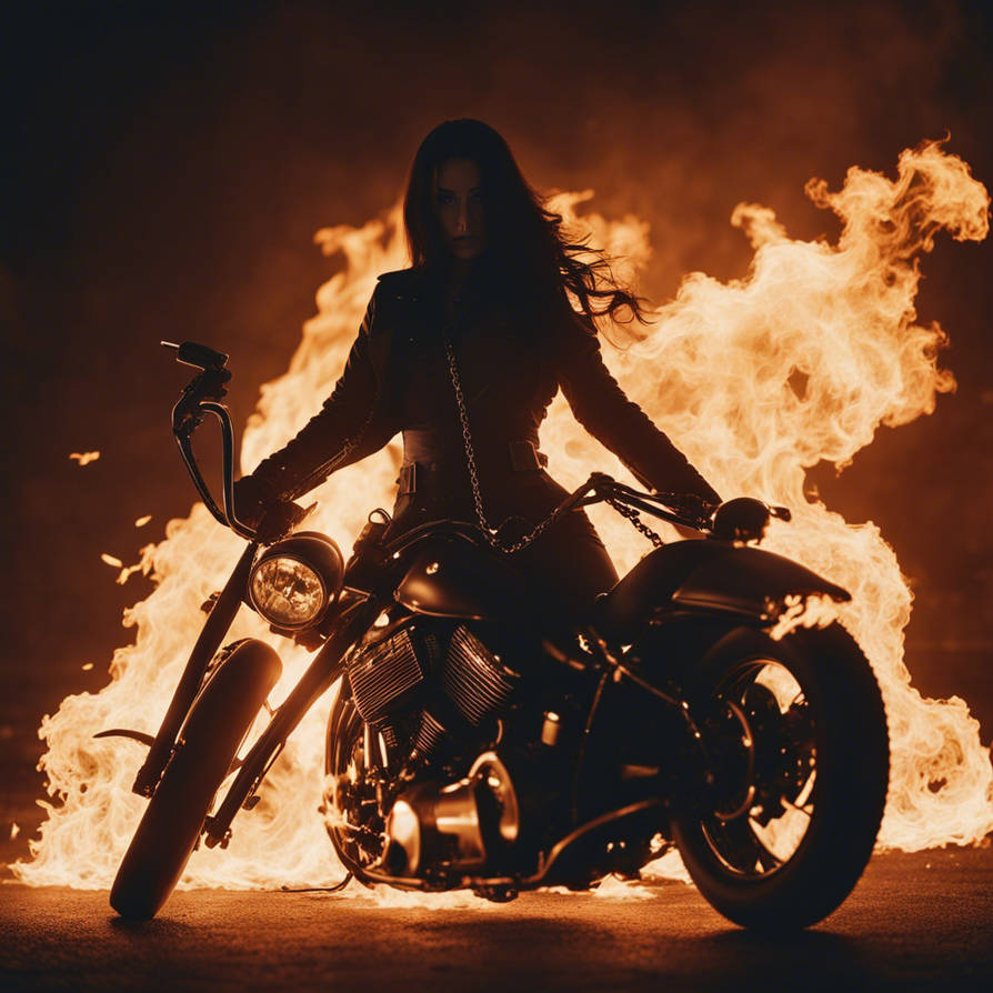 Female Ghost Rider by Zarroll on DeviantArt