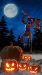 How Rayven feels about Halloween.