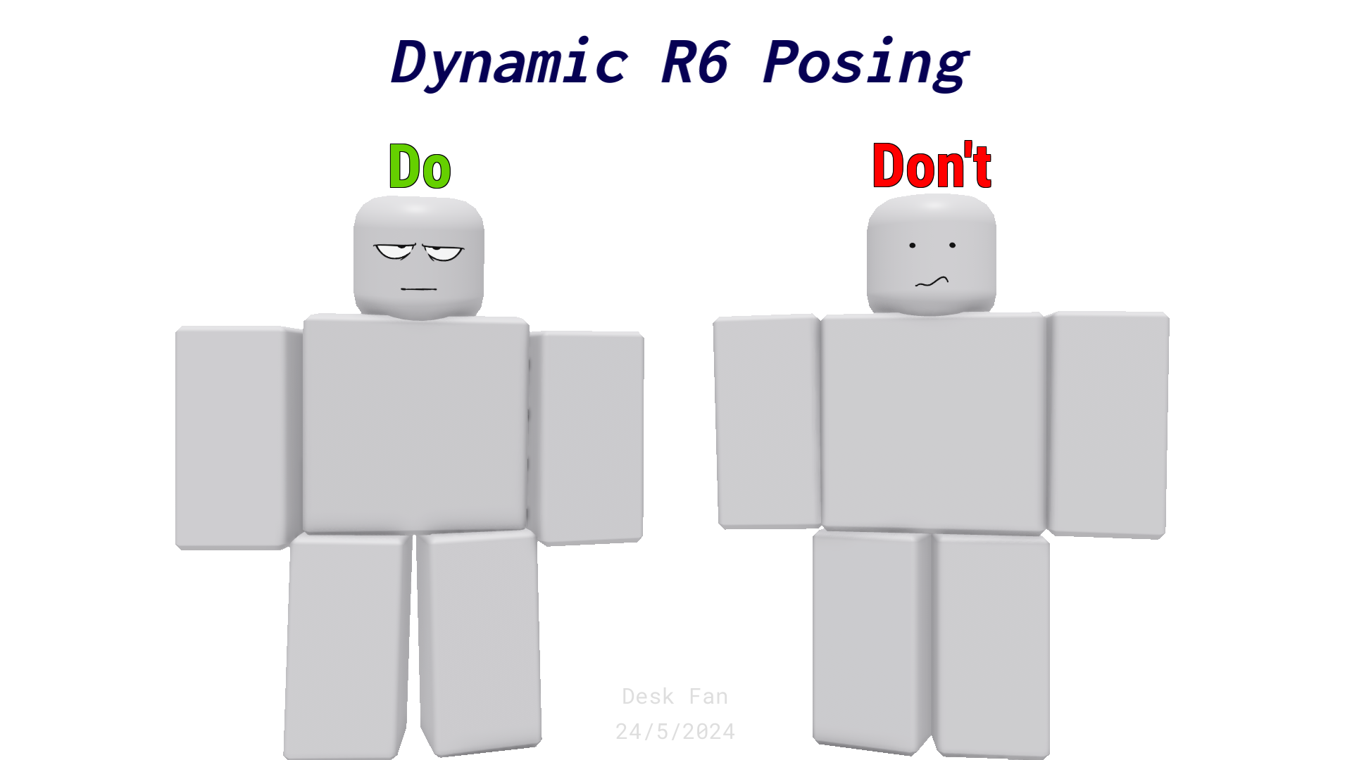 Run Reference Roblox R6 Dynamic R6 Posing by DskFn on DeviantArt
