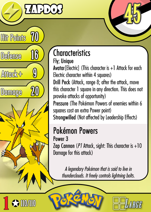 Nat Dex - Zapdos