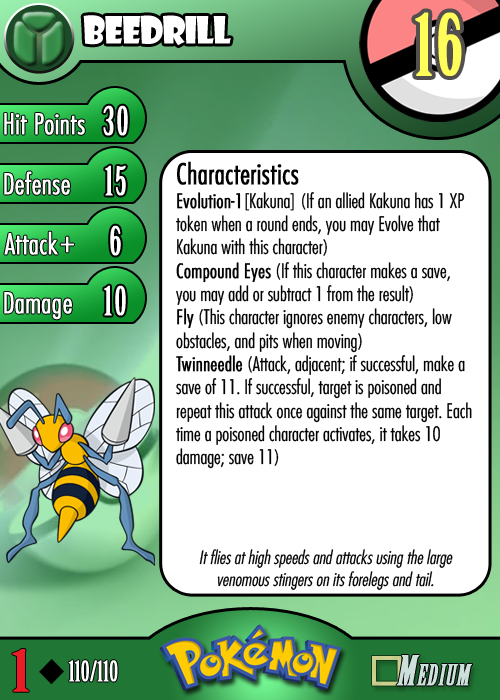 Oc Beedrill #015 Beedrill by PokemonCMG on DeviantArt
