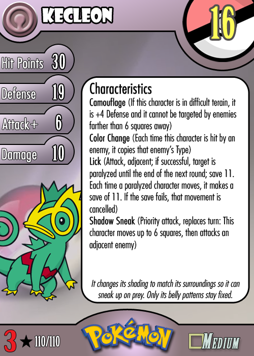 Kecleon - #352 -  Pokédex