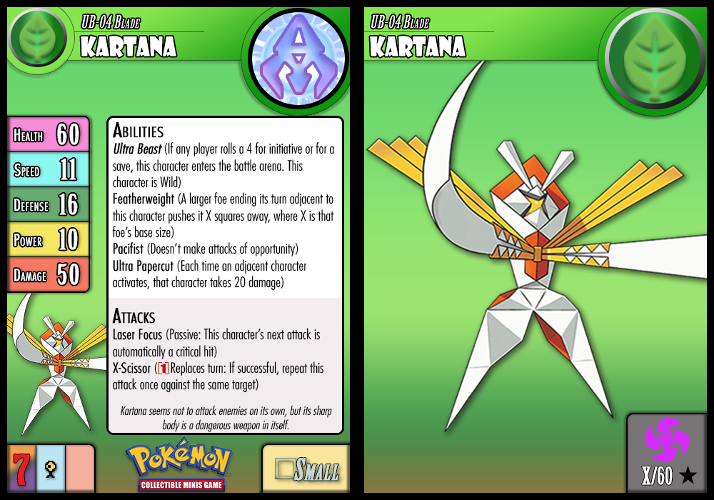 798 Kartana by PokemonCMG on DeviantArt