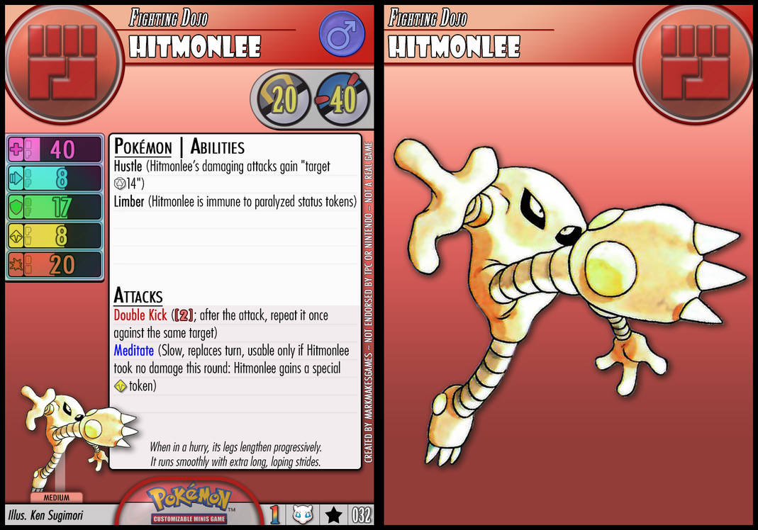 Hitmonlee by PokemonCMG on DeviantArt