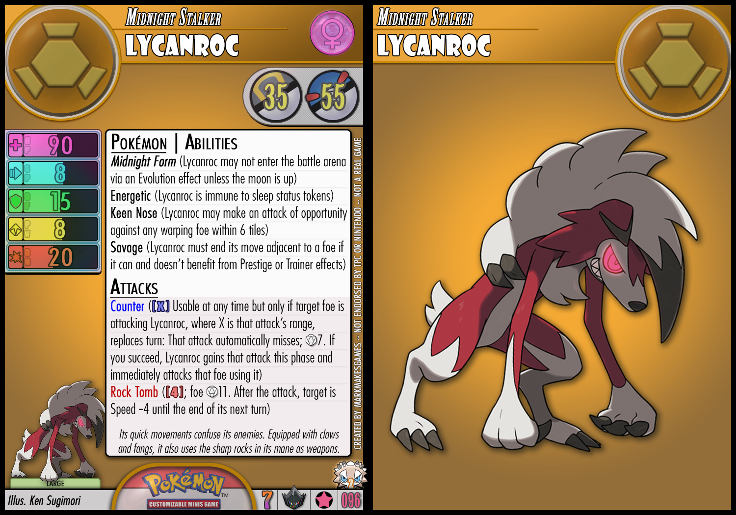 Lycanroc (Midnight Form) by PokemonCMG on DeviantArt Lycanroc (Midnight Form) by PokemonCMG on DeviantArt