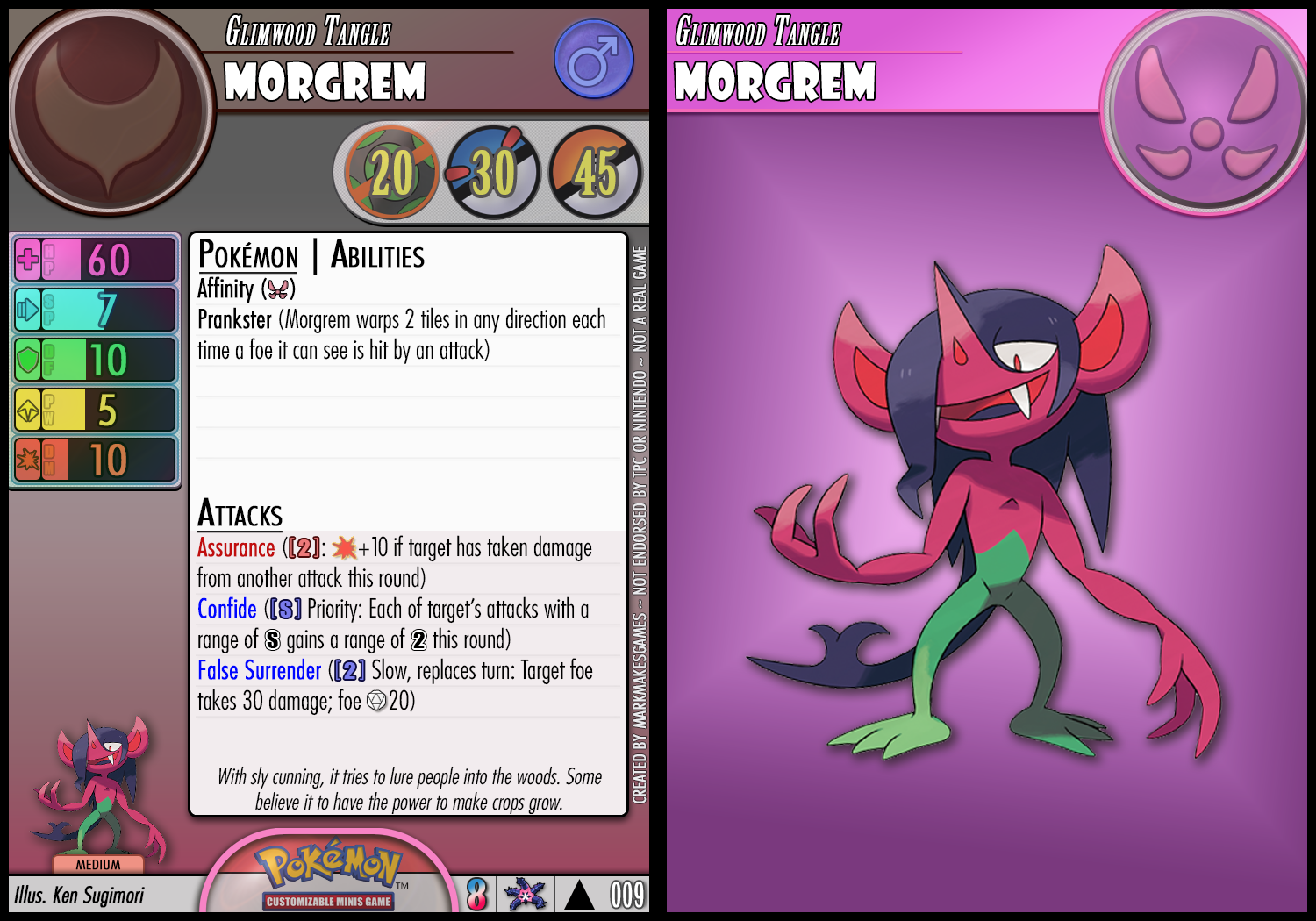 Morgrem Design Morgrem by PokemonCMG on DeviantArt