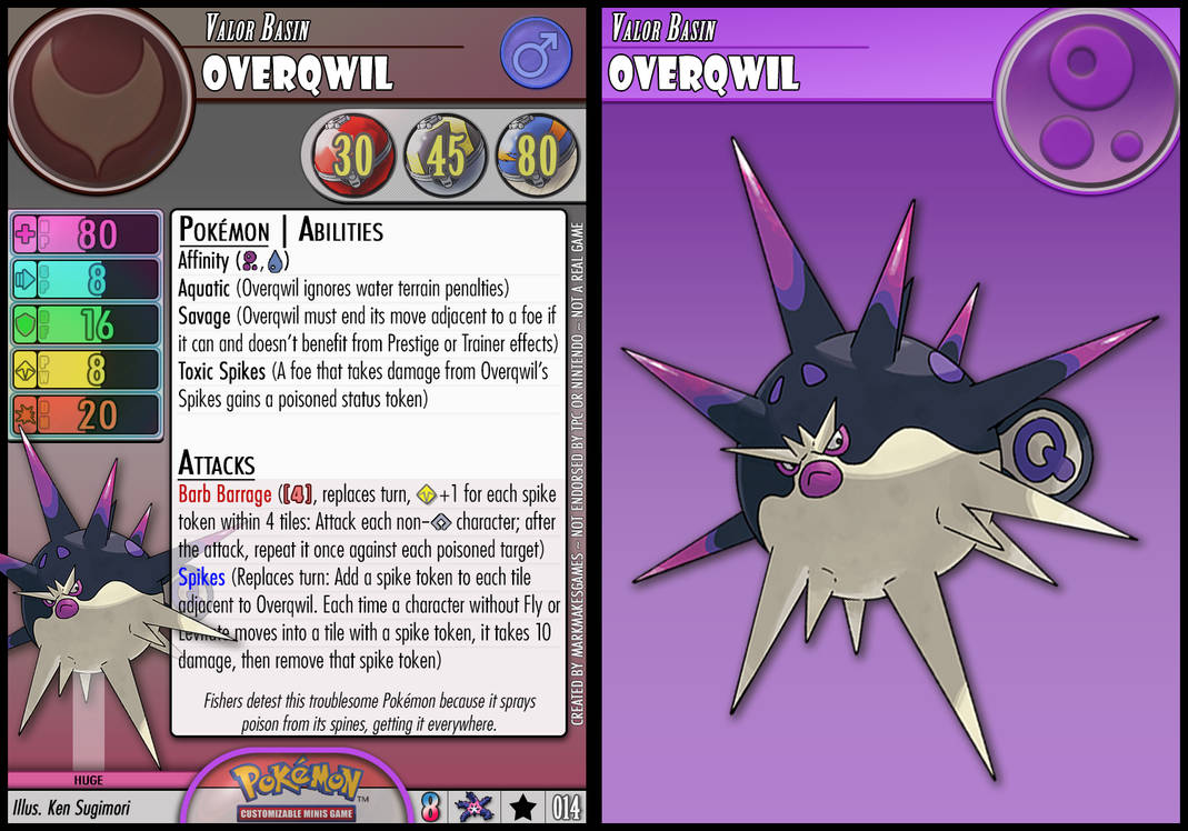 Overqwil by PokemonCMG on DeviantArt