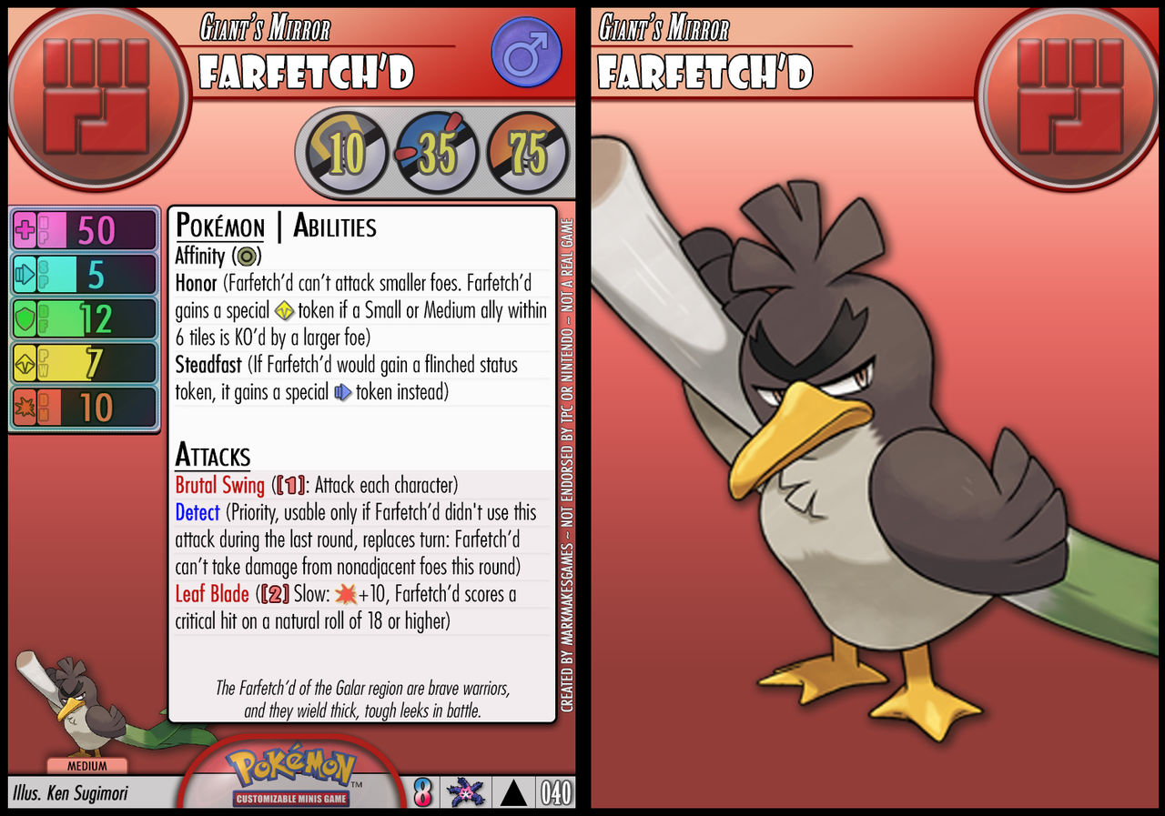 Pokemon 4083 Farfetchd Egg Pokedex: Evolution, Moves, Location, Stats