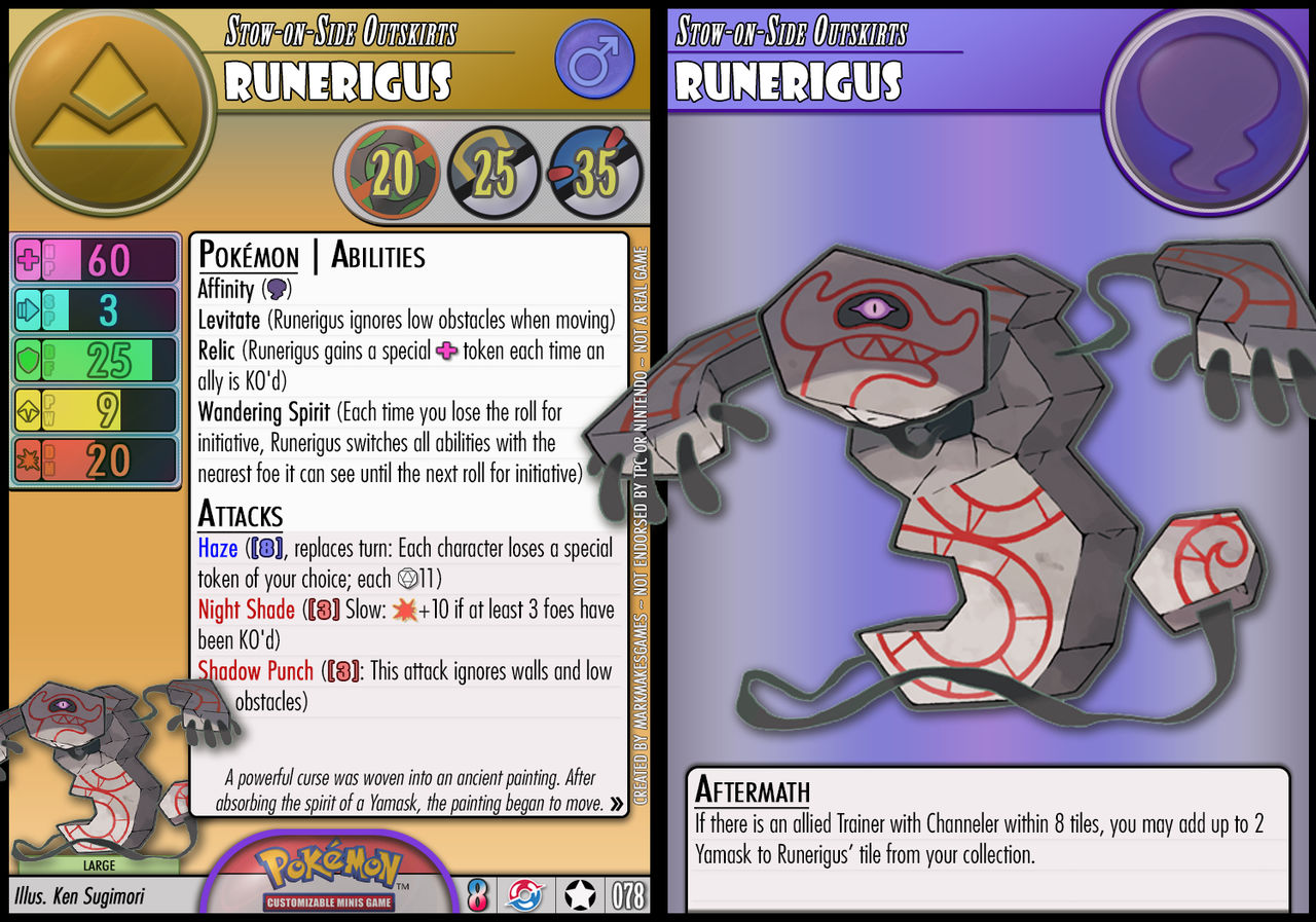 Runerigus by PokemonCMG on DeviantArt