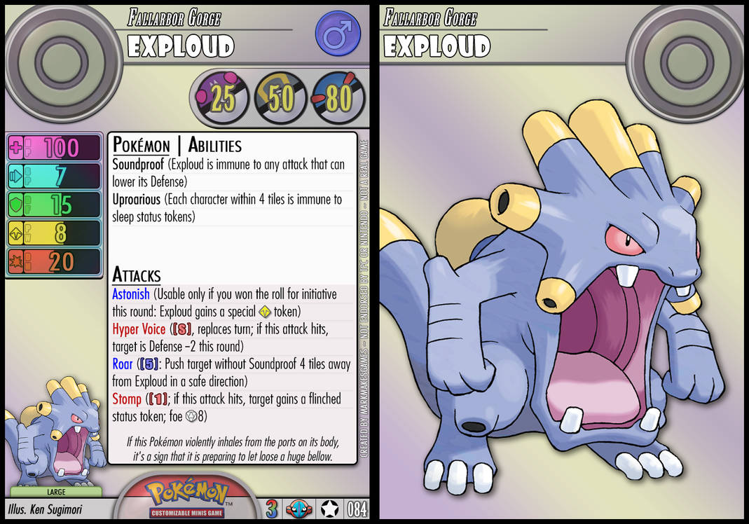 Exploud Facts Exploud by PokemonCMG on DeviantArt