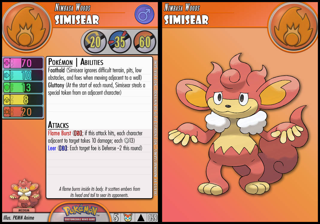 Simi Pokemon Simisear by PokemonCMG on DeviantArt