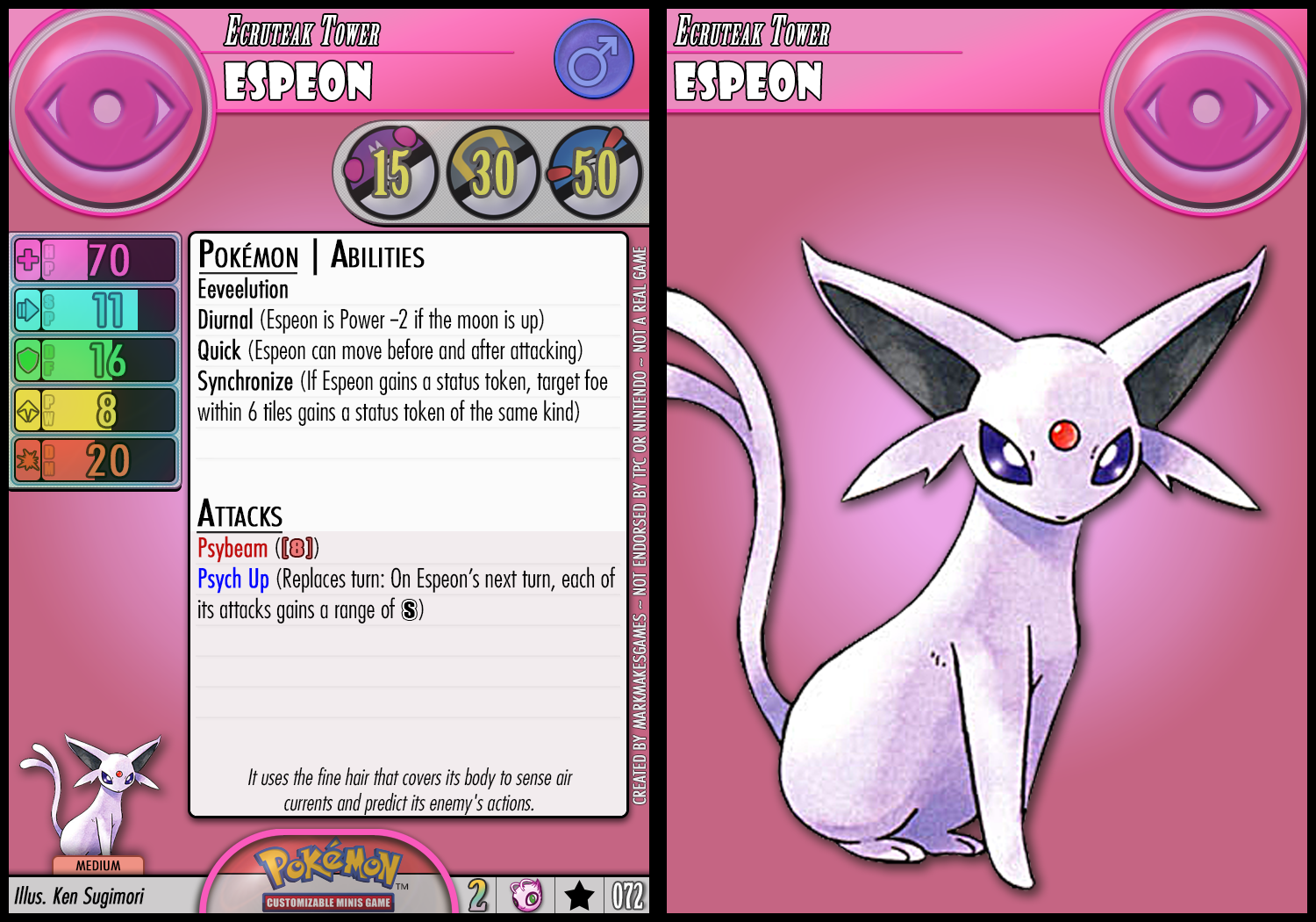 Pokemon 8196 Mega Espeon Pokedex: Evolution, Moves, Location, Stats