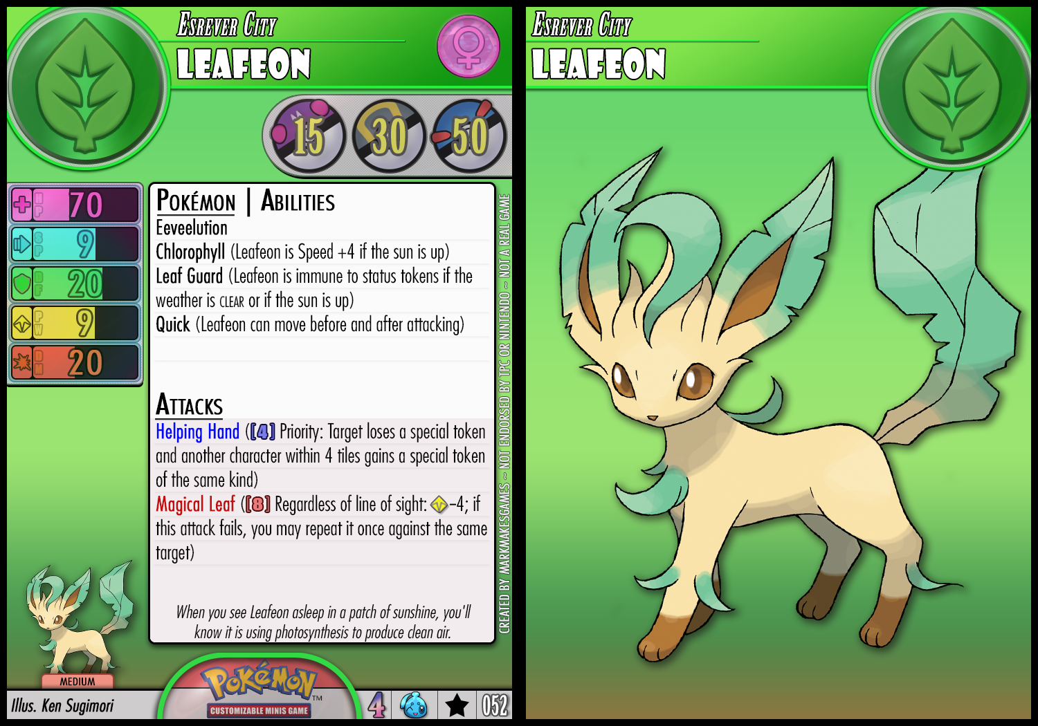 Leafeon Pokédex: stats, moves, evolution & locations