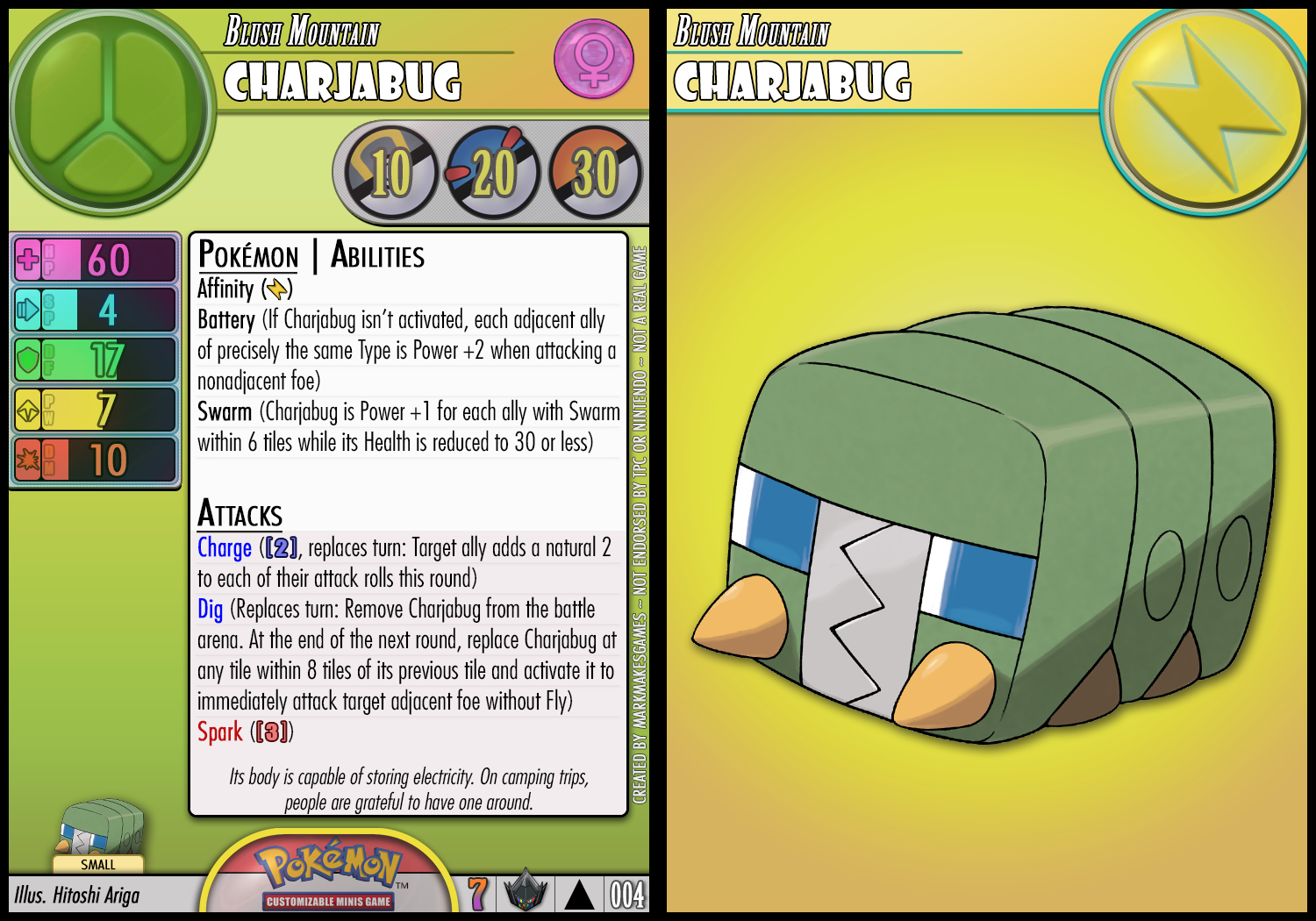 Charbug Charjabug by PokemonCMG on DeviantArt