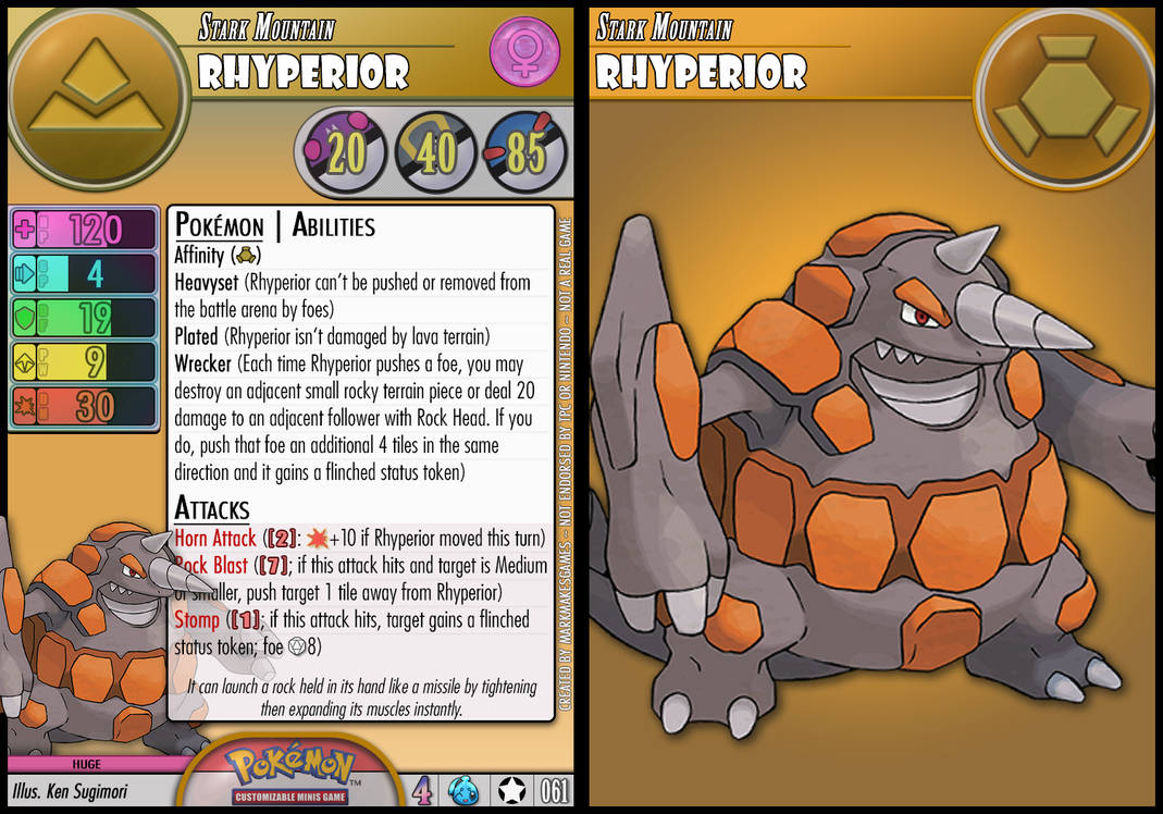 Pokemon Rhyperior Plus Hi Rhyperior by PokemonCMG on DeviantArt