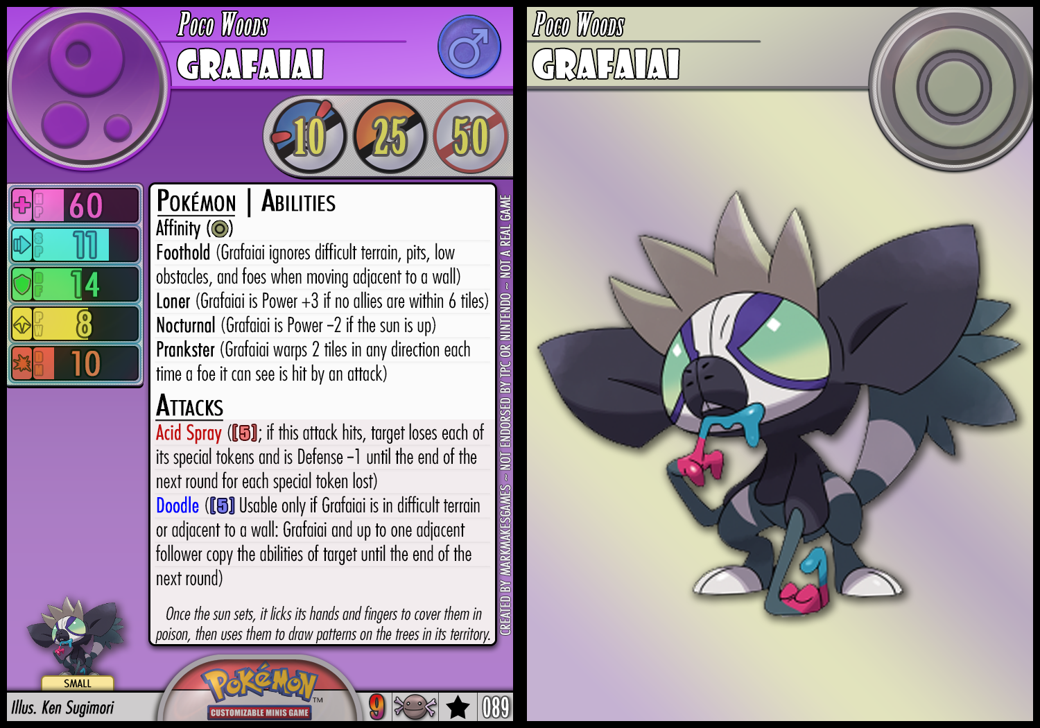Graphghan Pokemon Grafaiai by PokemonCMG on DeviantArt