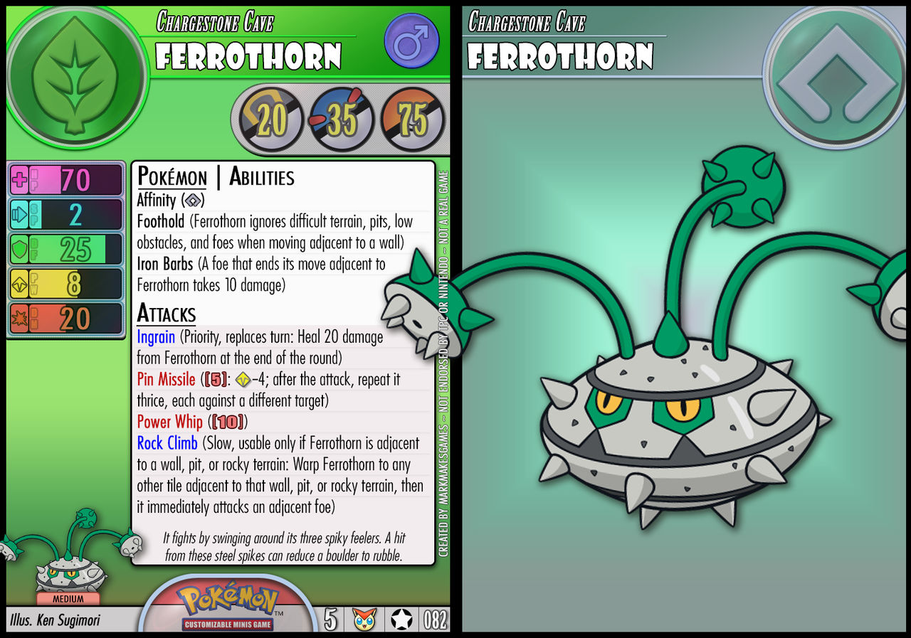 Fr Rothan Ferrothorn by PokemonCMG on DeviantArt