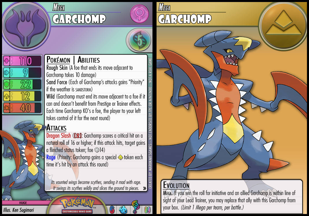 Mega Garchomp by PokemonCMG on DeviantArt