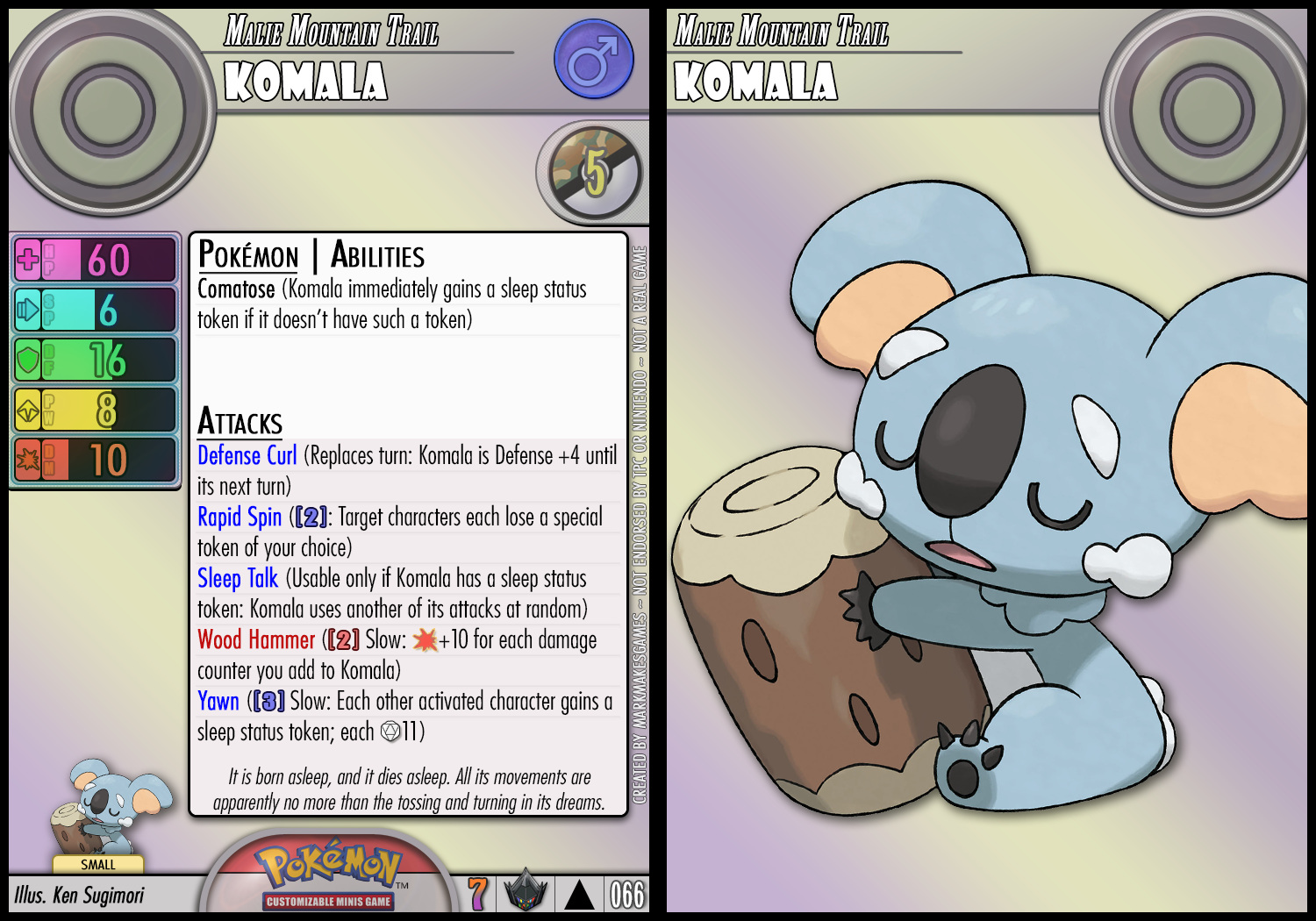 Komala by PokemonCMG on DeviantArt