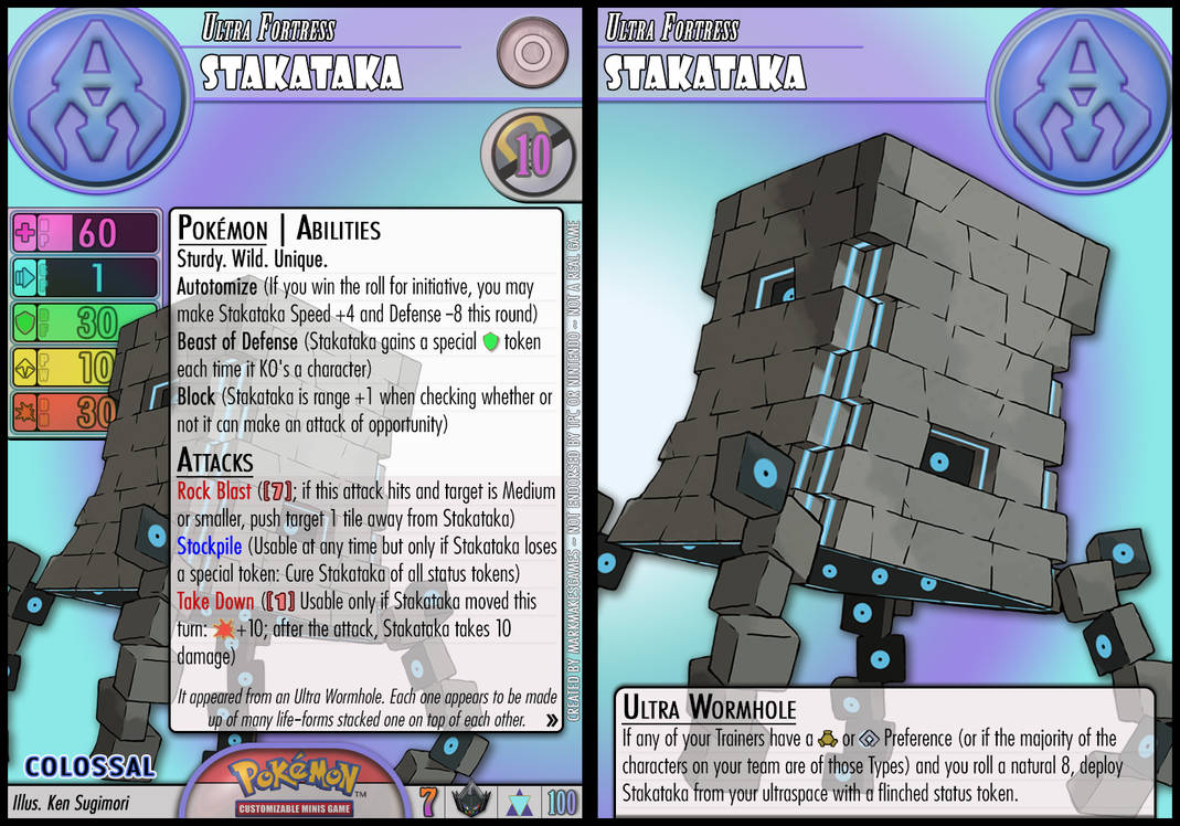 Stackataka Stakataka by PokemonCMG on DeviantArt