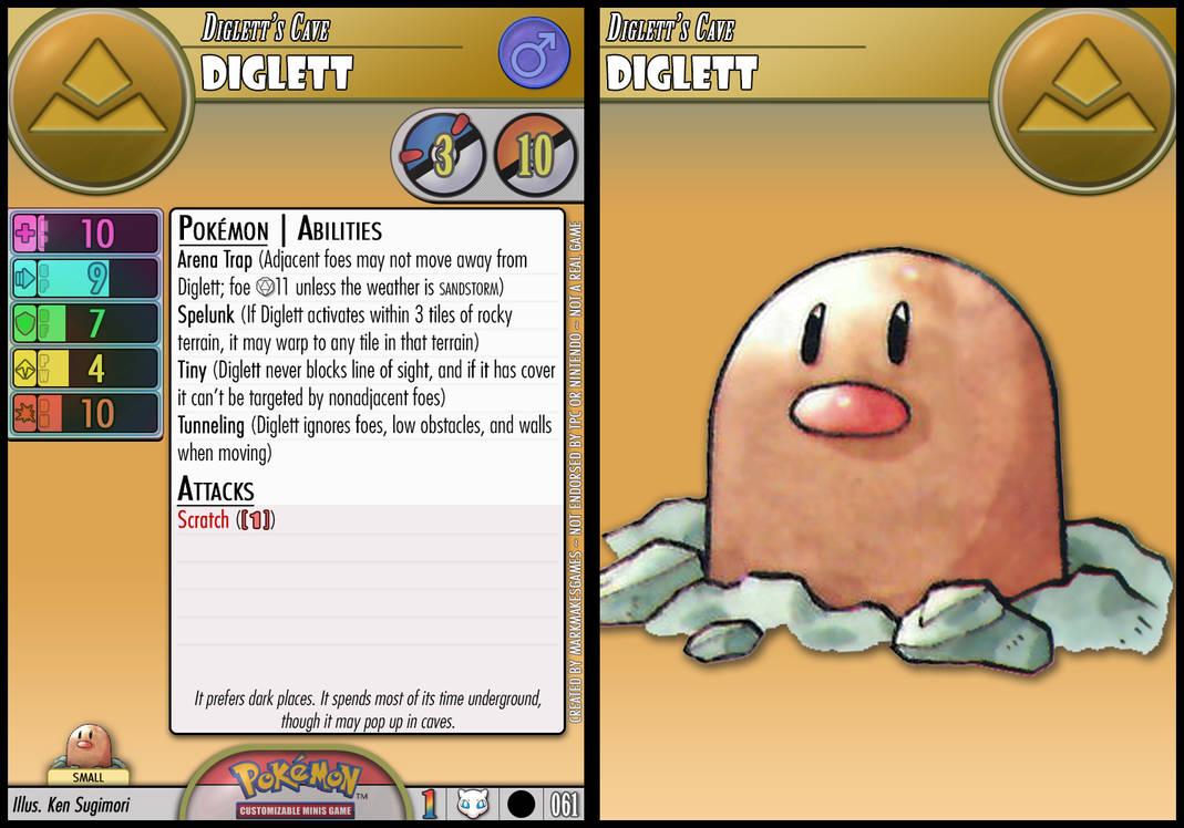 Diglets Buff Diglett by PokemonCMG on DeviantArt