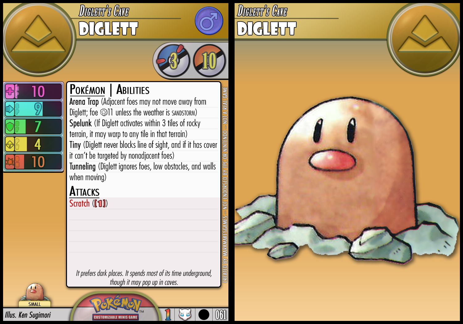 Diglett by PokemonCMG on DeviantArt