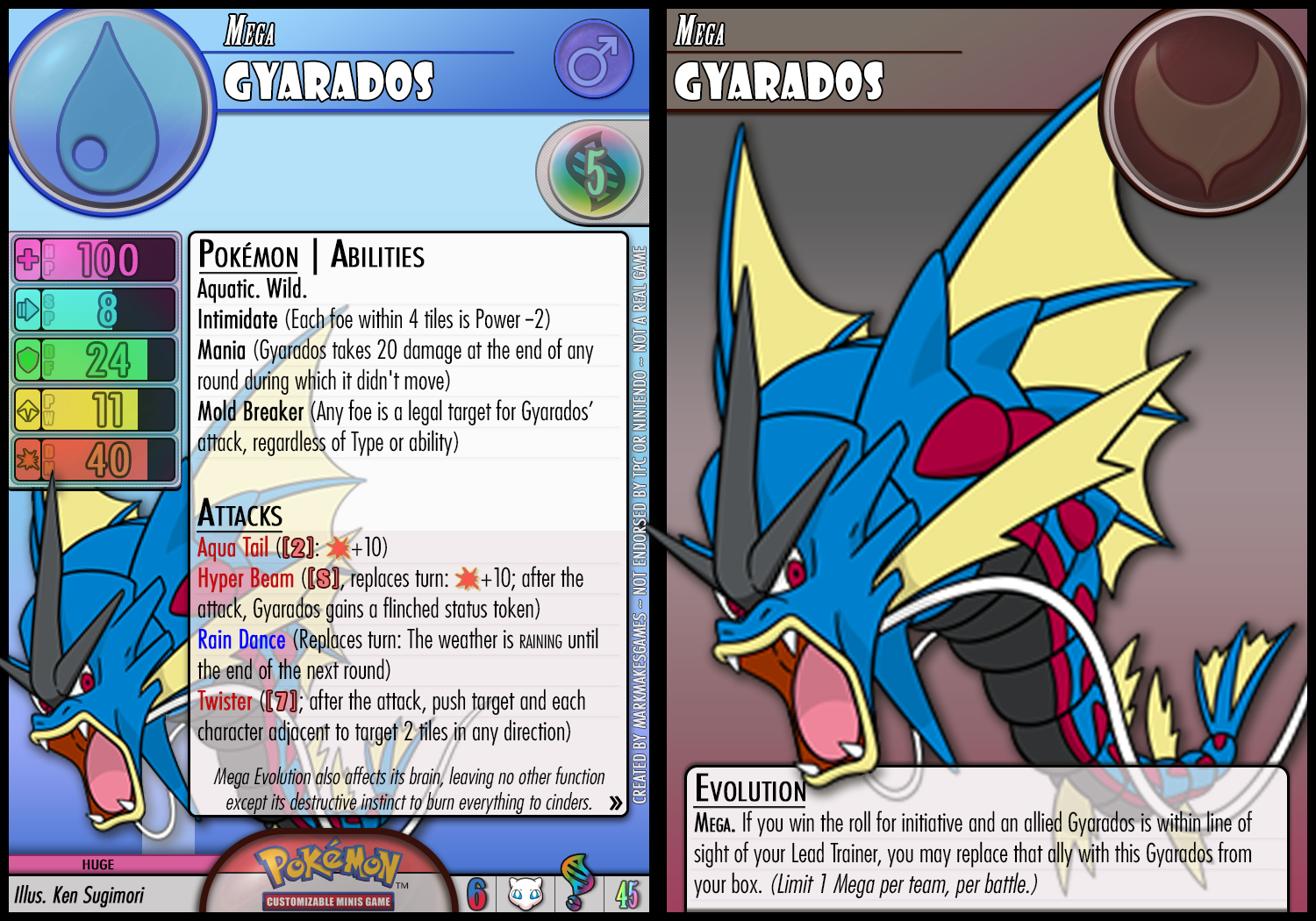 Mega Gyarados Concept Art by Pokemonsketchartist on DeviantArt