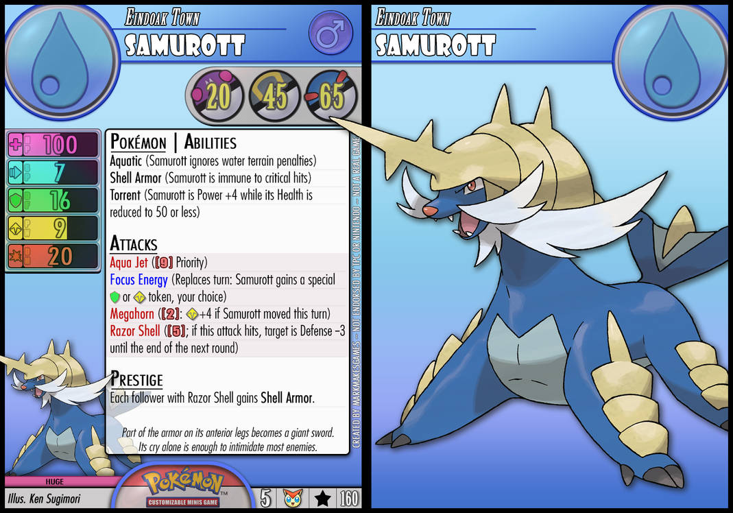 Samrat Pokemon Samurott by PokemonCMG on DeviantArt