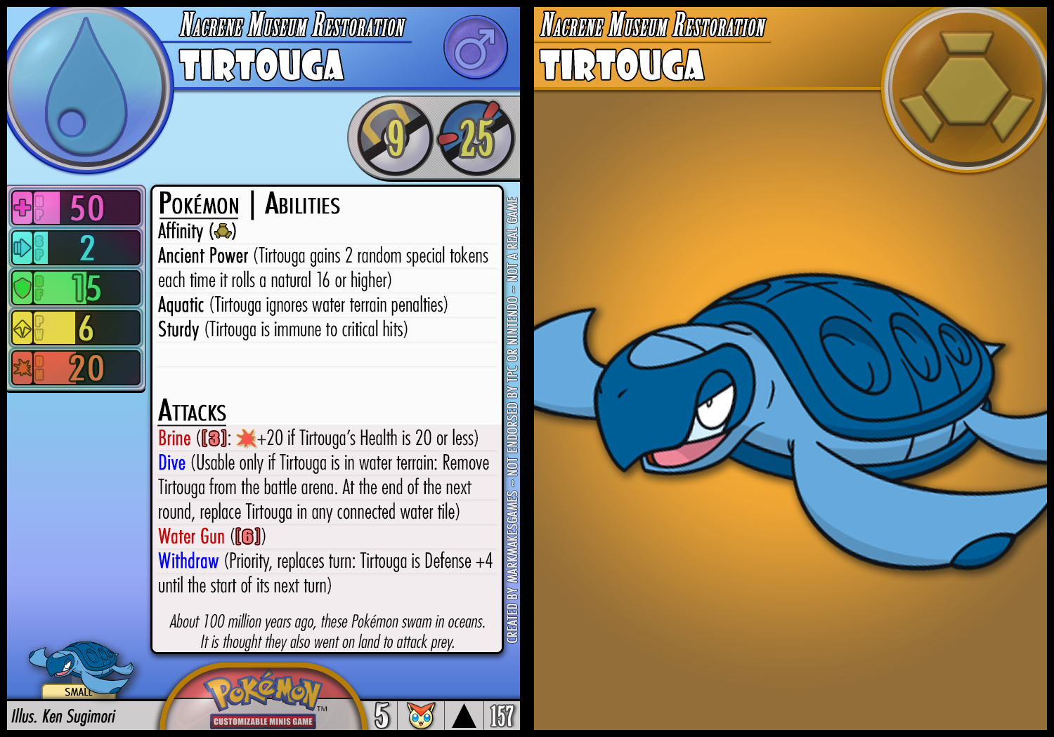 Tirtouga by PokemonCMG on DeviantArt