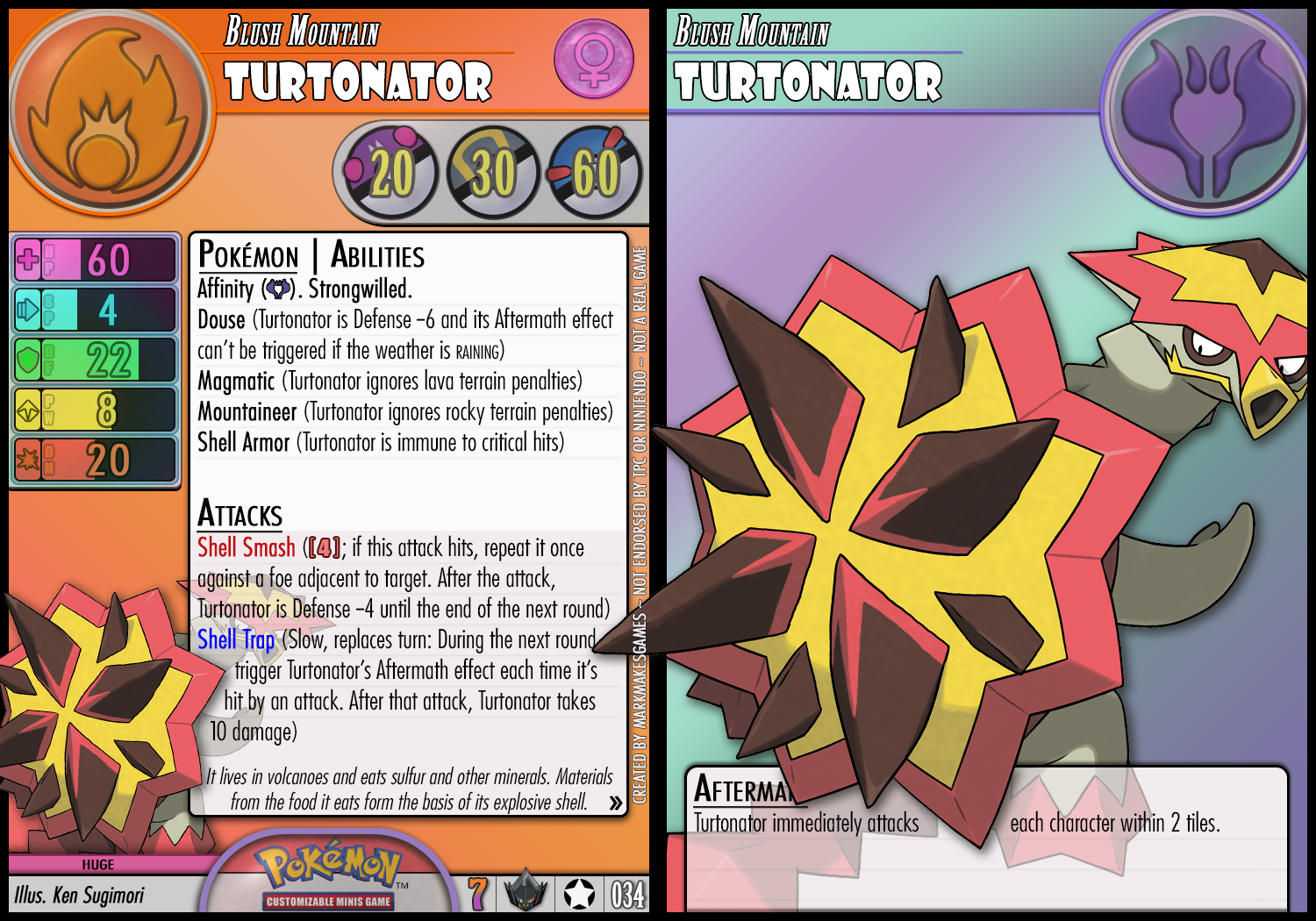 Turnator Turtonator by PokemonCMG on DeviantArt